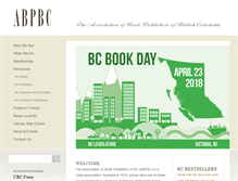 Tablet Screenshot of books.bc.ca