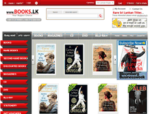 Tablet Screenshot of books.lk